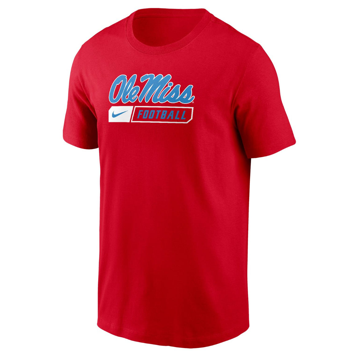 Nike Dri-Fit Ole Miss Football Red Tee