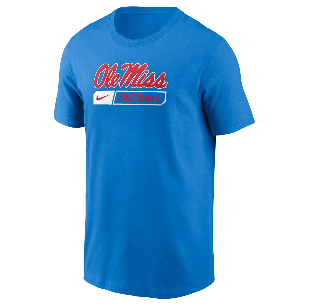 Nike Dri-Fit Ole Miss Italy Blue Football Tee
