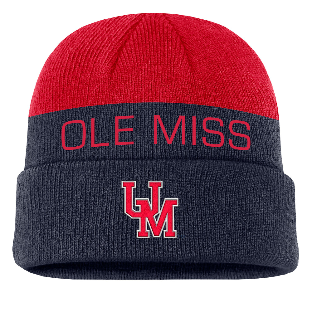 Nike UM/Ole Miss Beanie Red/Navy