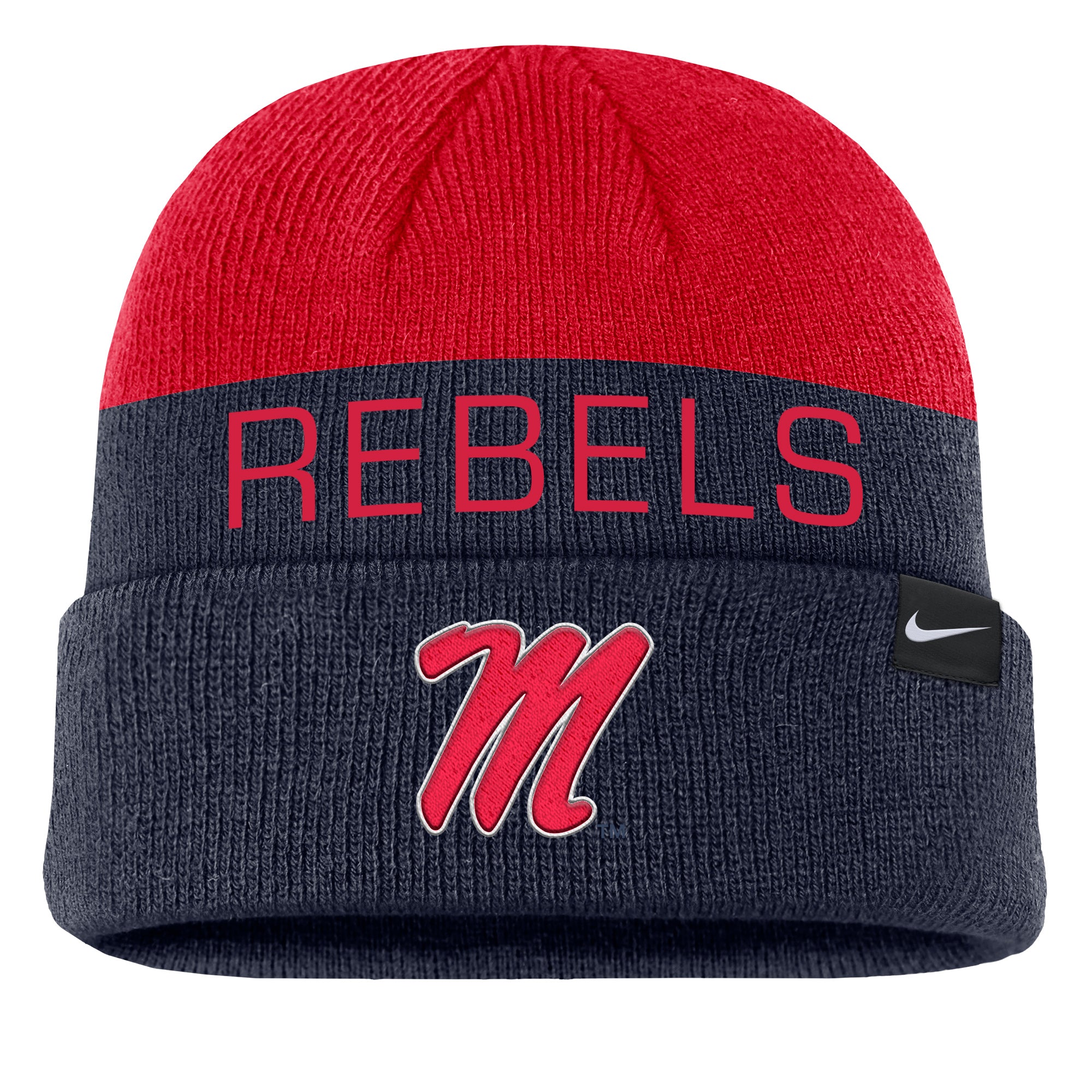 Nike UM/Ole Miss Beanie Red/Navy