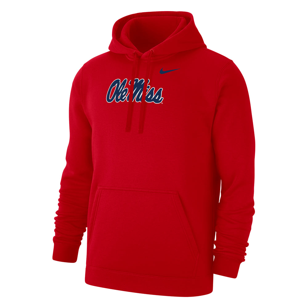 Nike Ole Miss Hoodie Red