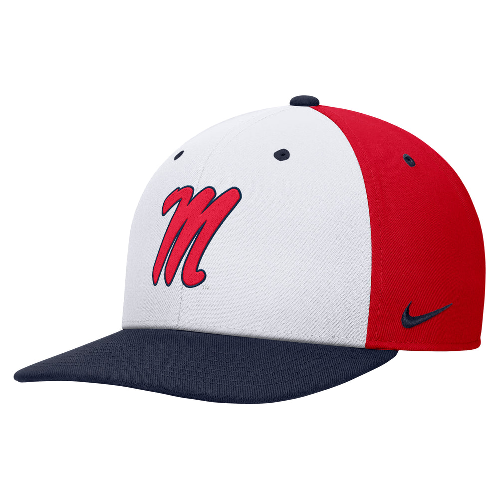 Nike Ole Miss Pro Square Flat Brim Snapback Hat