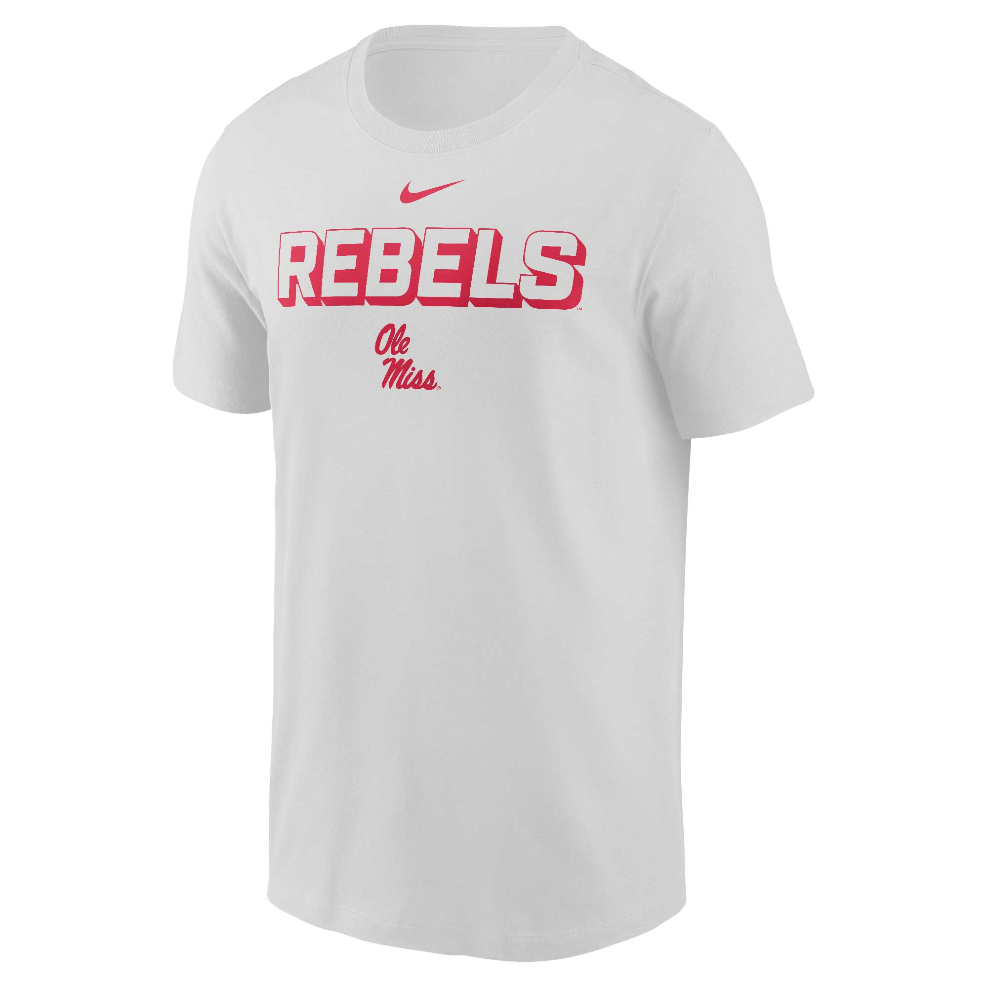 Nike Ole Miss Rebels Boys Legend SS Tee-Grey