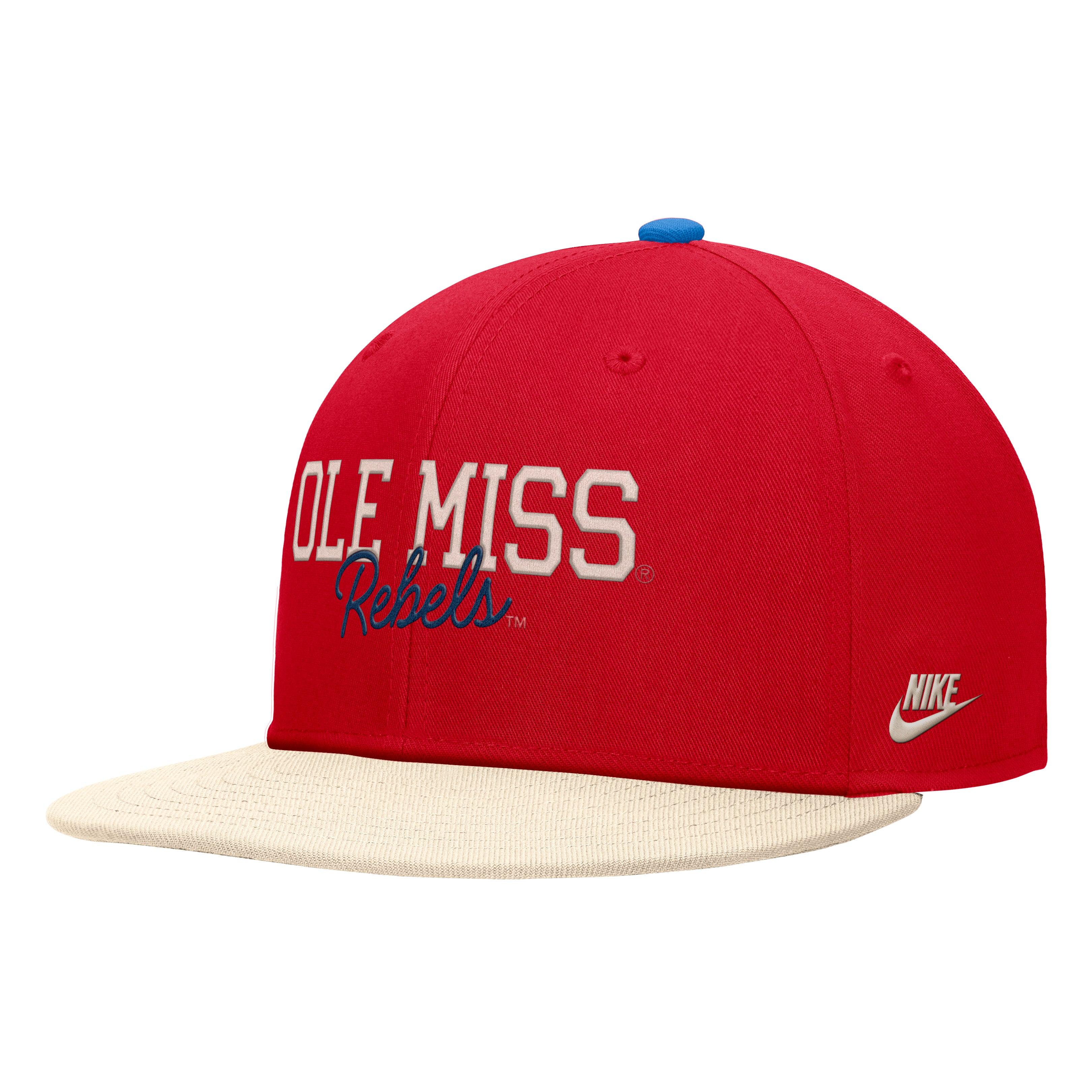 Nike Ole Miss Pro Cap - Red With Ole Miss Rebels