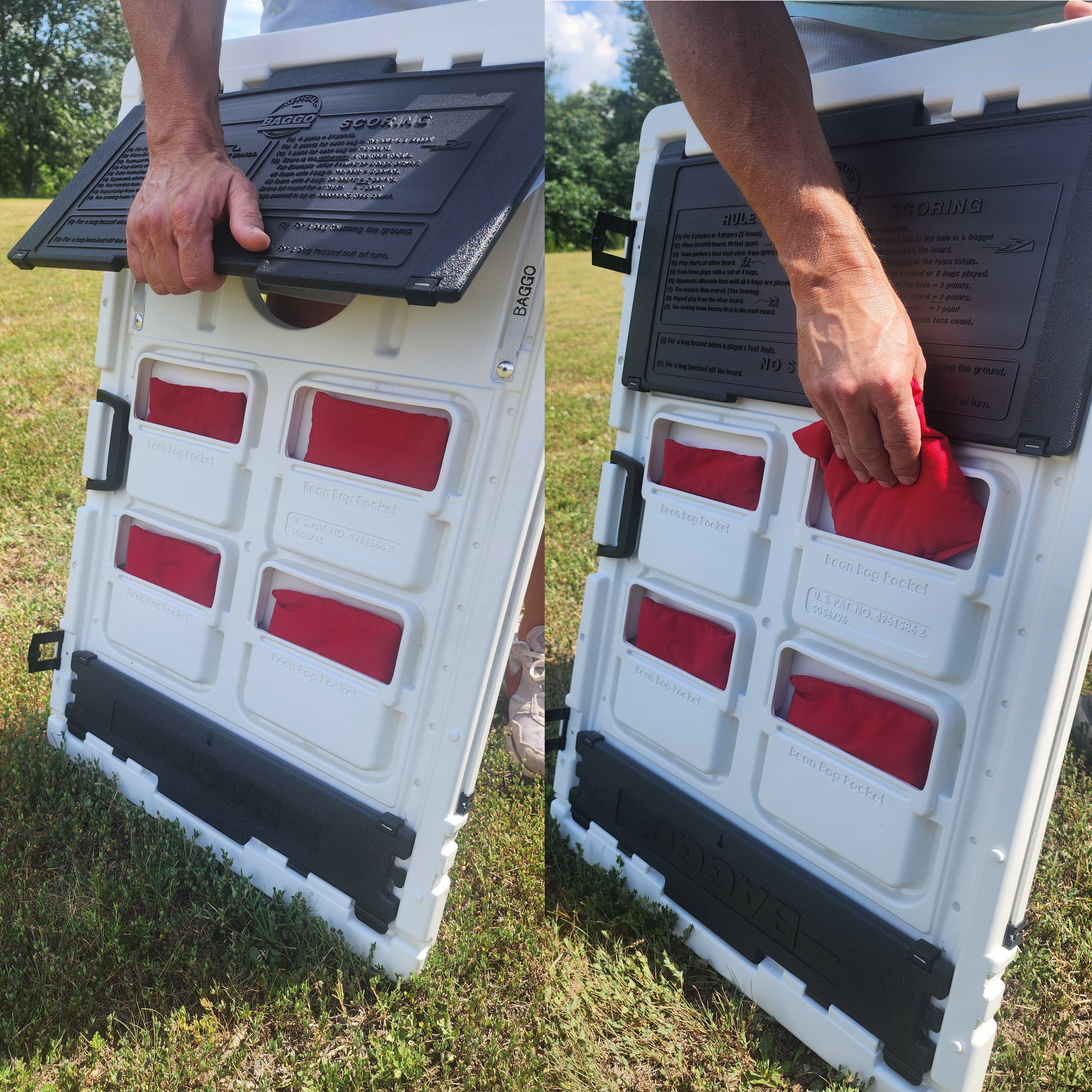 Mississippi State Bulldogs Bully Baggo Bean Bag Toss Portable 2x3 Cornhole Game