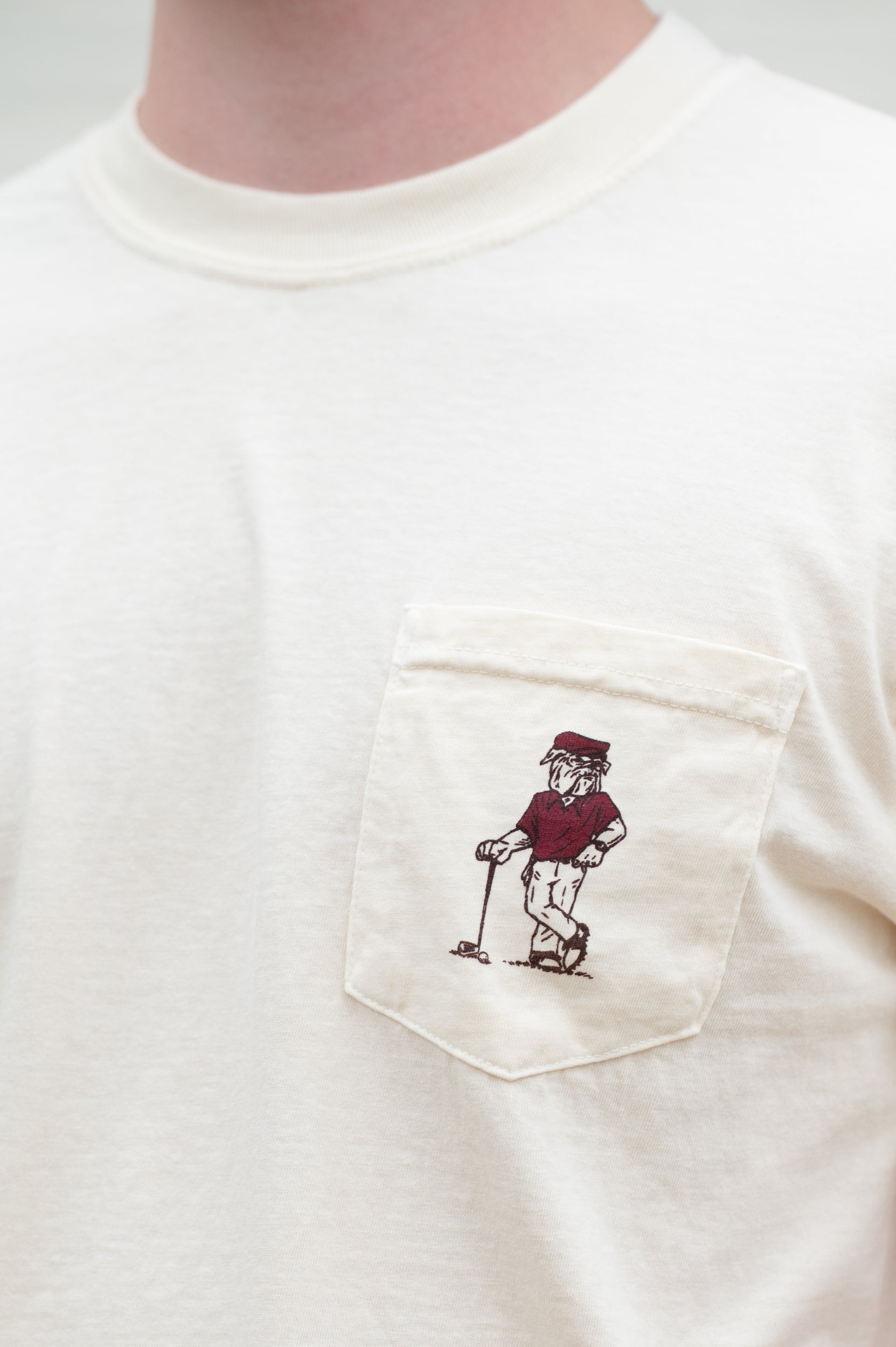 The Bully Golfer Tee - Comfort Color Ivory