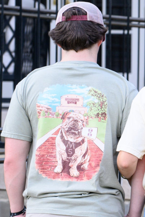 Bullys Cowbell Tee - Comfort Color Sandstone