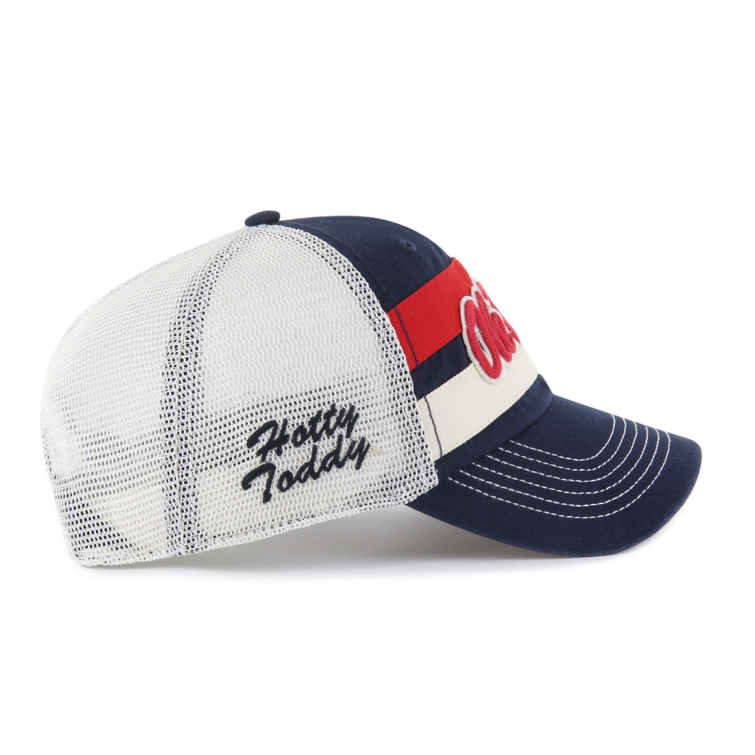 47 Brand Clean Up Ole Miss Stripe Adjustable Hat
