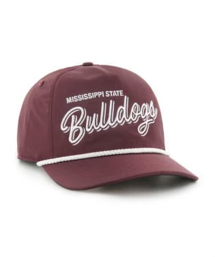 47 Hitch Maroon brrr Bulldogs Rope Hat