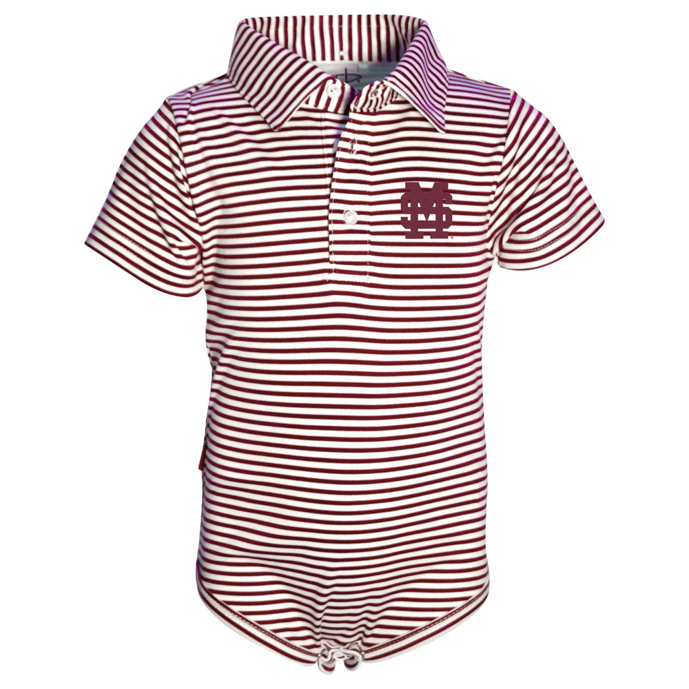 
                  
                    Garb Toddler and Youth Stripe Polo with M Over S
                  
                