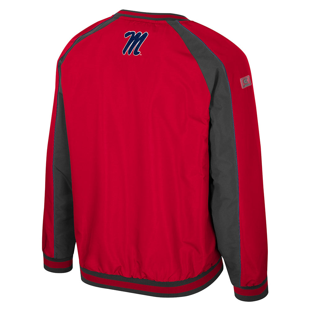 Red Ole Miss Colosseum Windbreaker