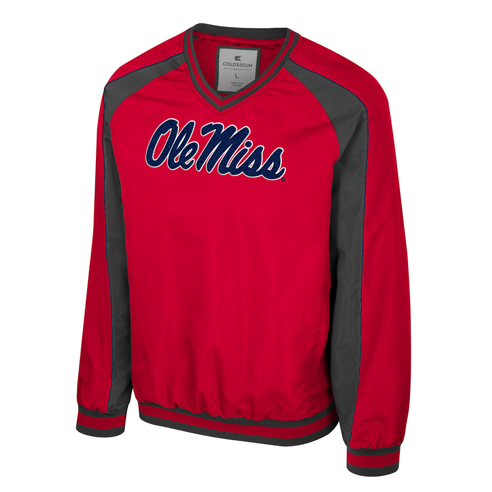 Red Ole Miss Colosseum Windbreaker