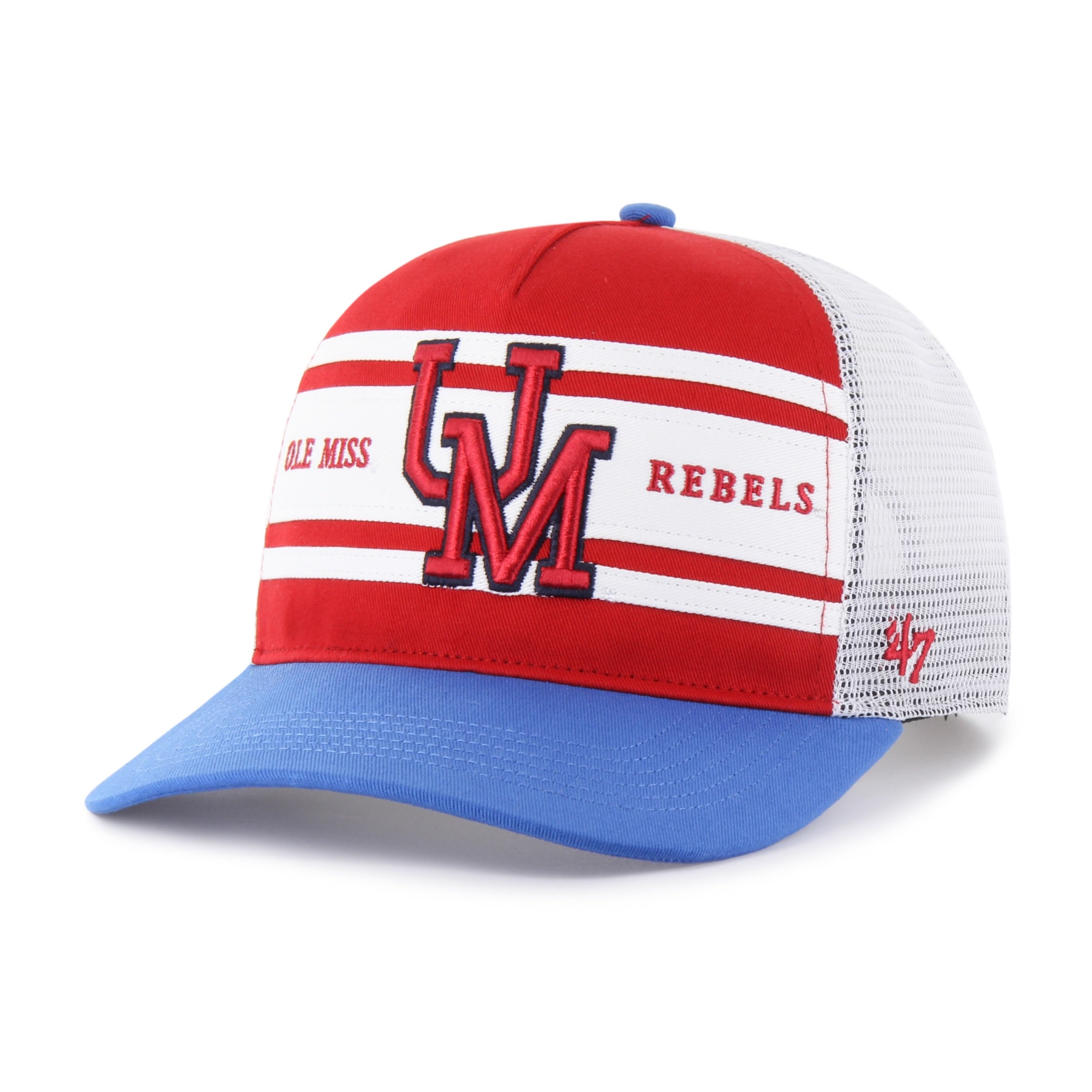 47’ Hitch UM Red + Powder Blue Hat