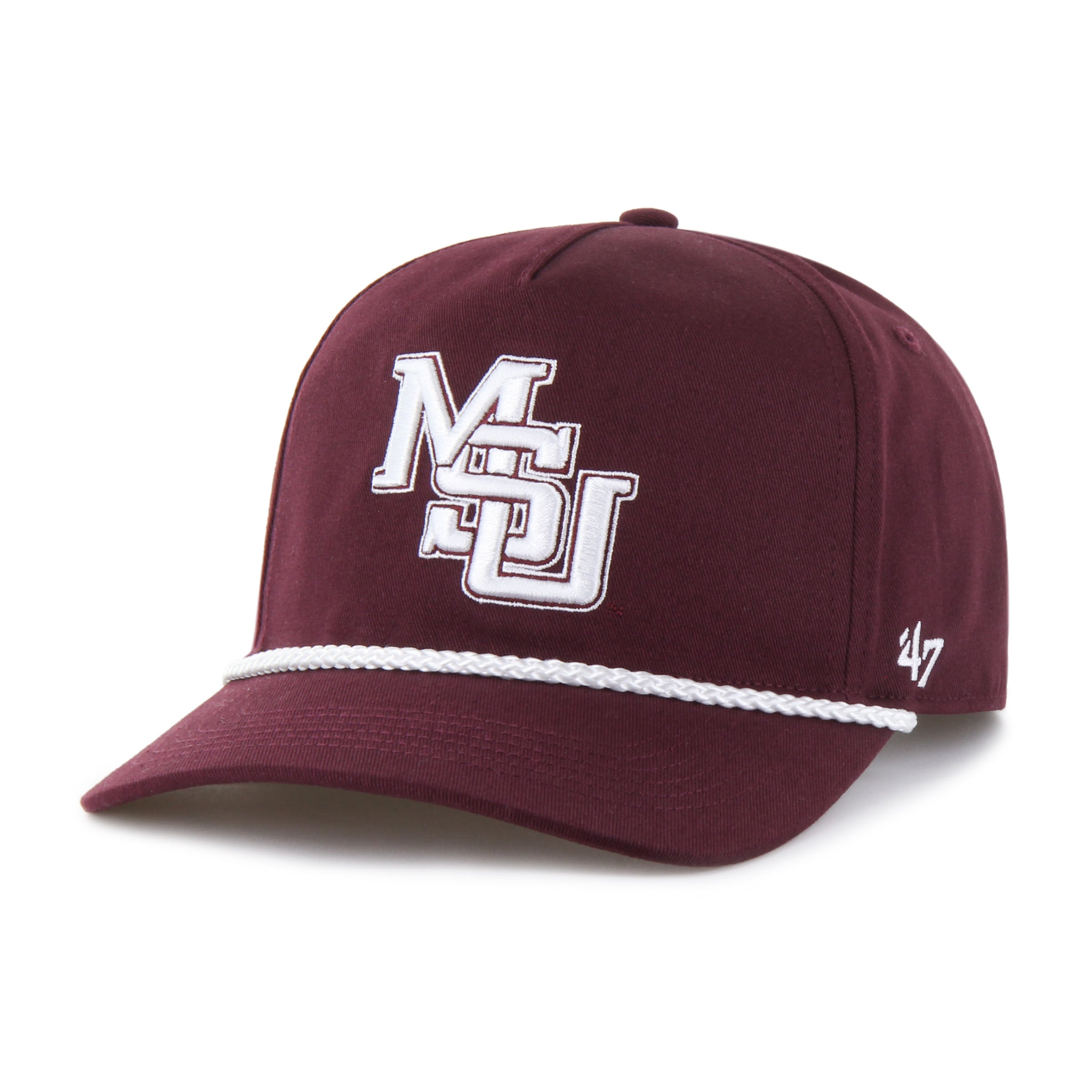 Mississippi State 47 Brand "Hitch" Rope Hat - Mississippi State with Interlocking MSU