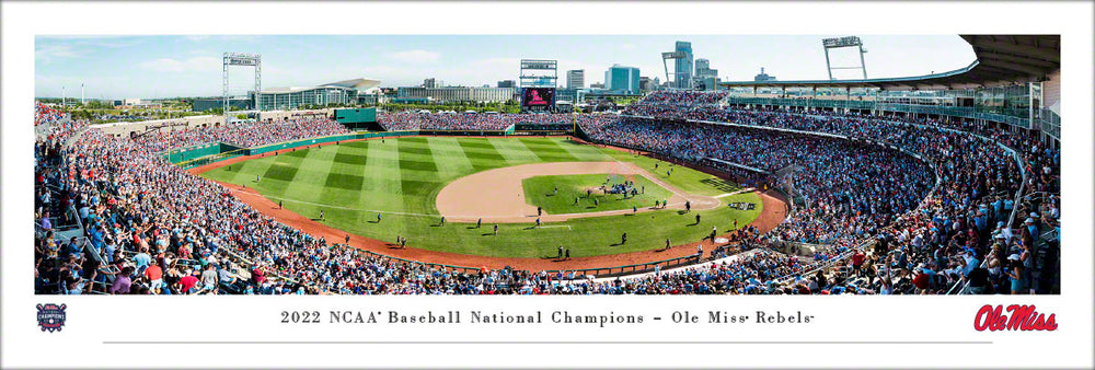National Championship Unframed Panorama-Ole Miss Edition