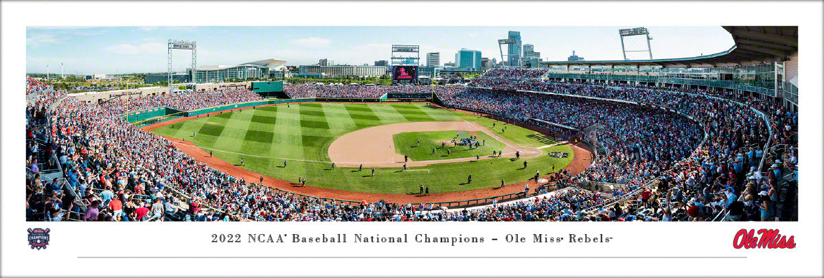 National Championship Unframed Panorama-Ole Miss Edition