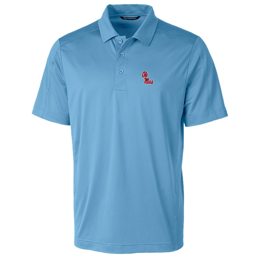 Ole Miss Cutter & Buck Prospect Atlas Powder Blue Polo