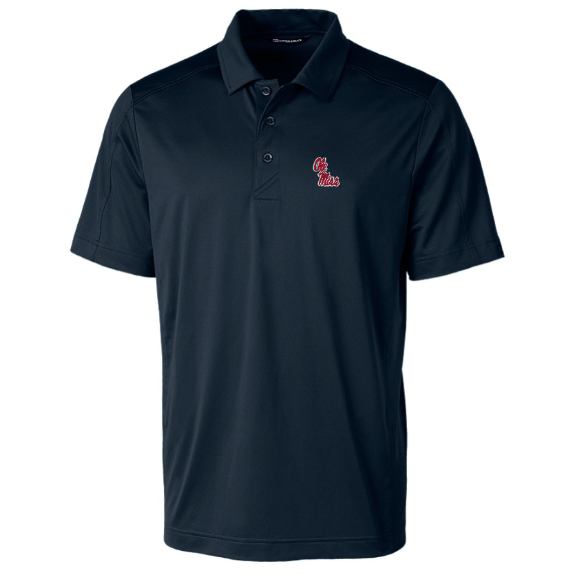 Cutter and Buck Prospect Navy Polo Ole Miss