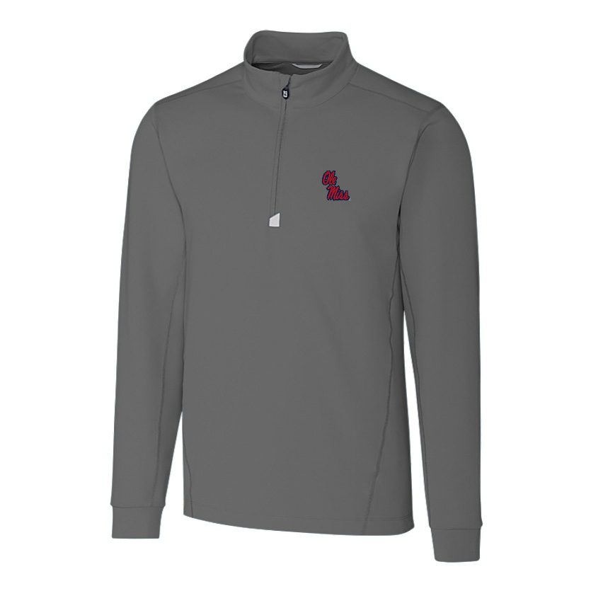 Cutter and Buck Traverse Stretch Grey 1/4 Zip
