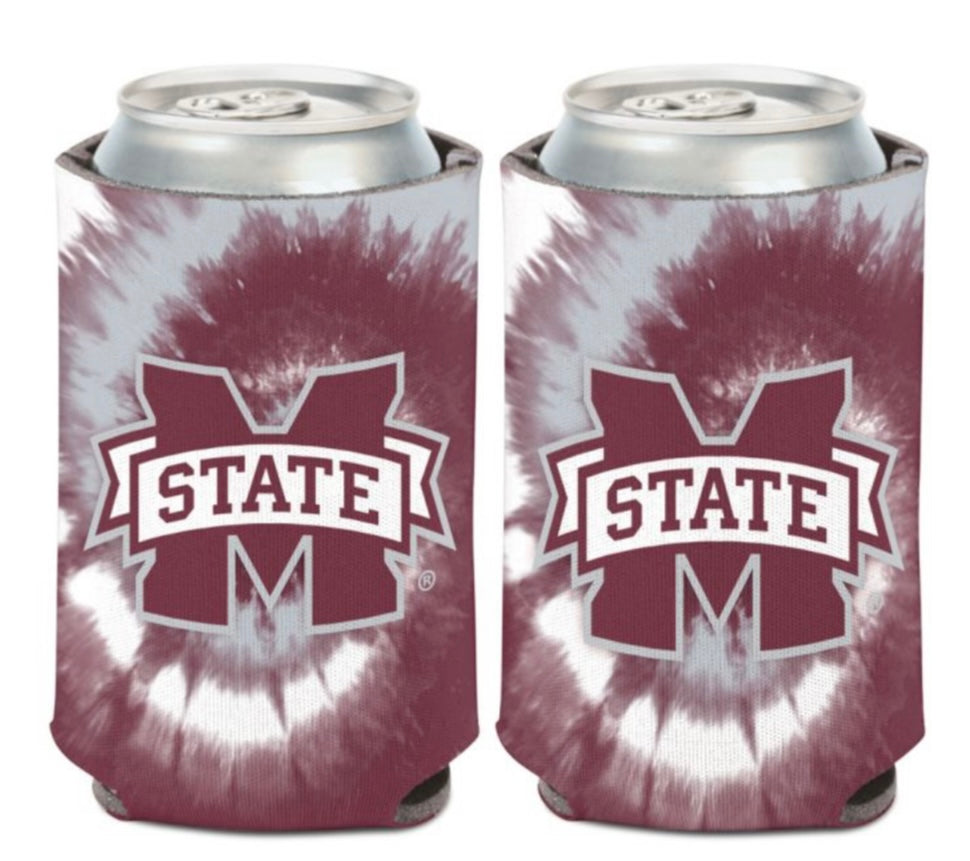 Mississippi State Tie Dye 12oz. Can Cooler