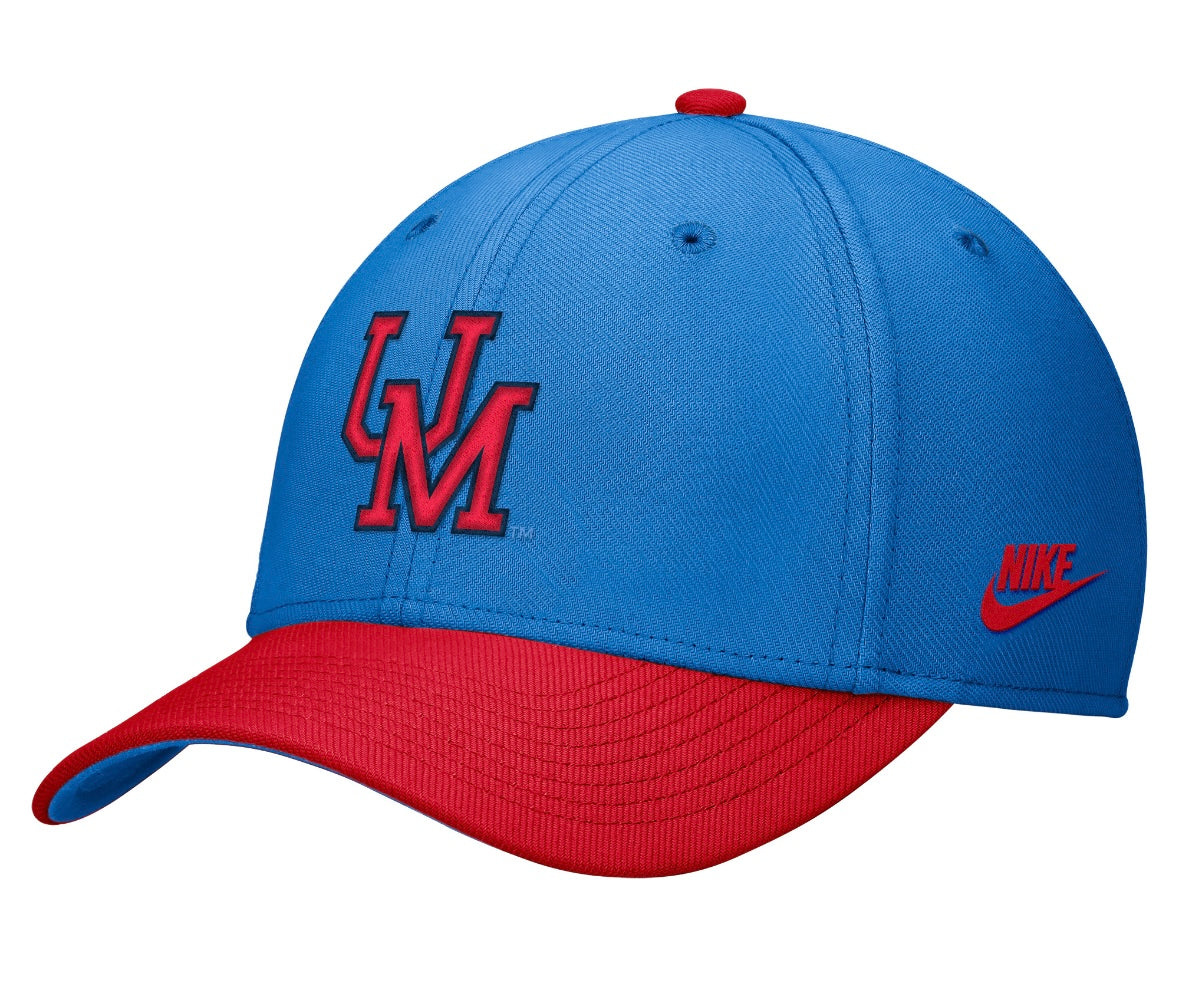 Nike Ole Miss Rise Color Block Stretch Fit Cap