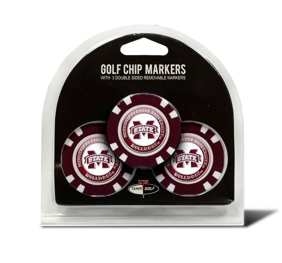 Mississippi State Golf Chip Markers