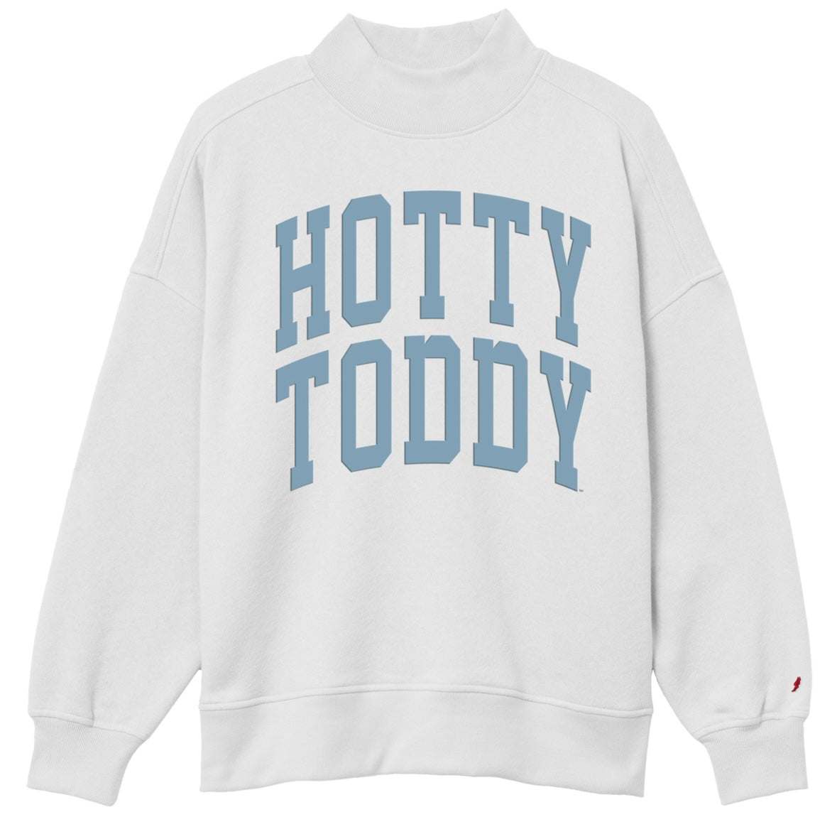 League Ole Miss "Diana" Mock Neck with Slate Puff Ink