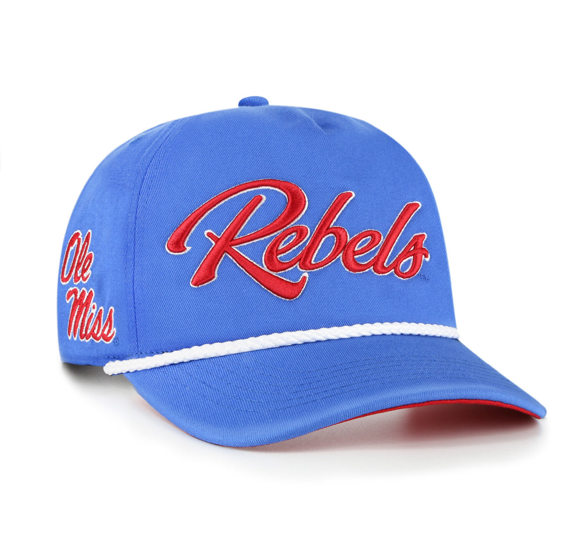 Powder Blue Ole Miss Rebels ‘47 Hitch Rope Hat