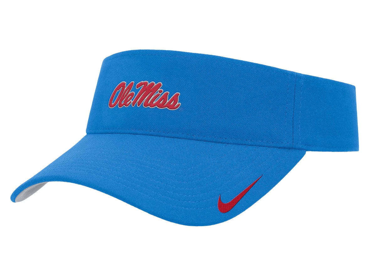 Nike M/L Ole Miss Ace Visor - Italy Blue