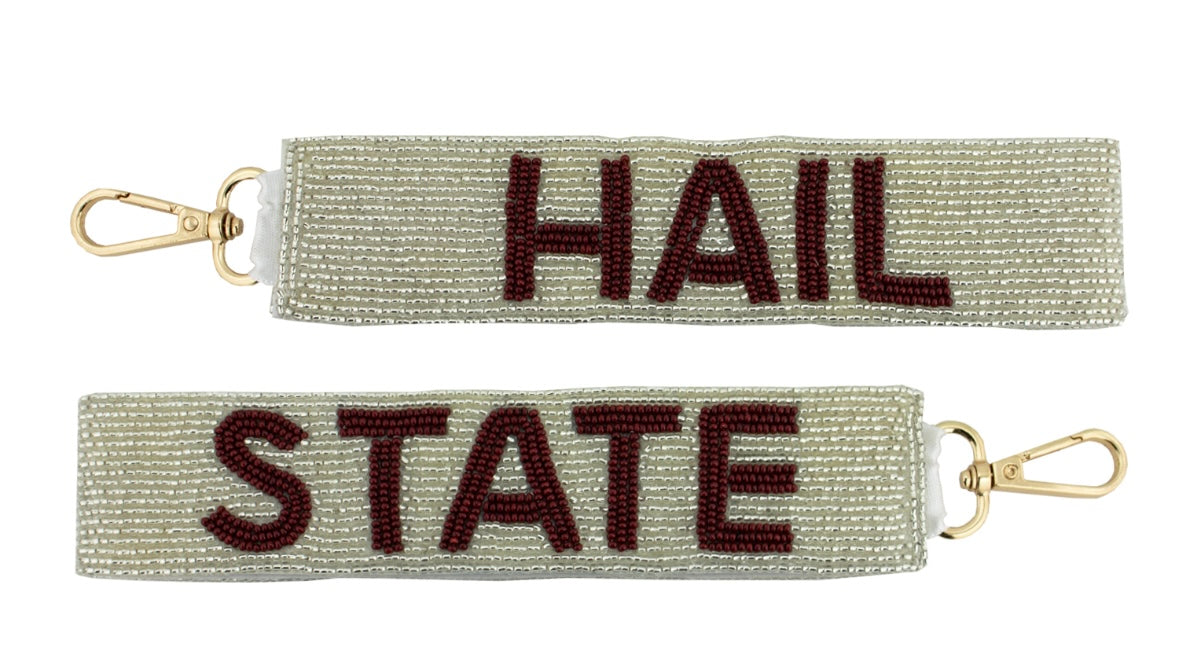 Mississippi State Beaded Key Loop