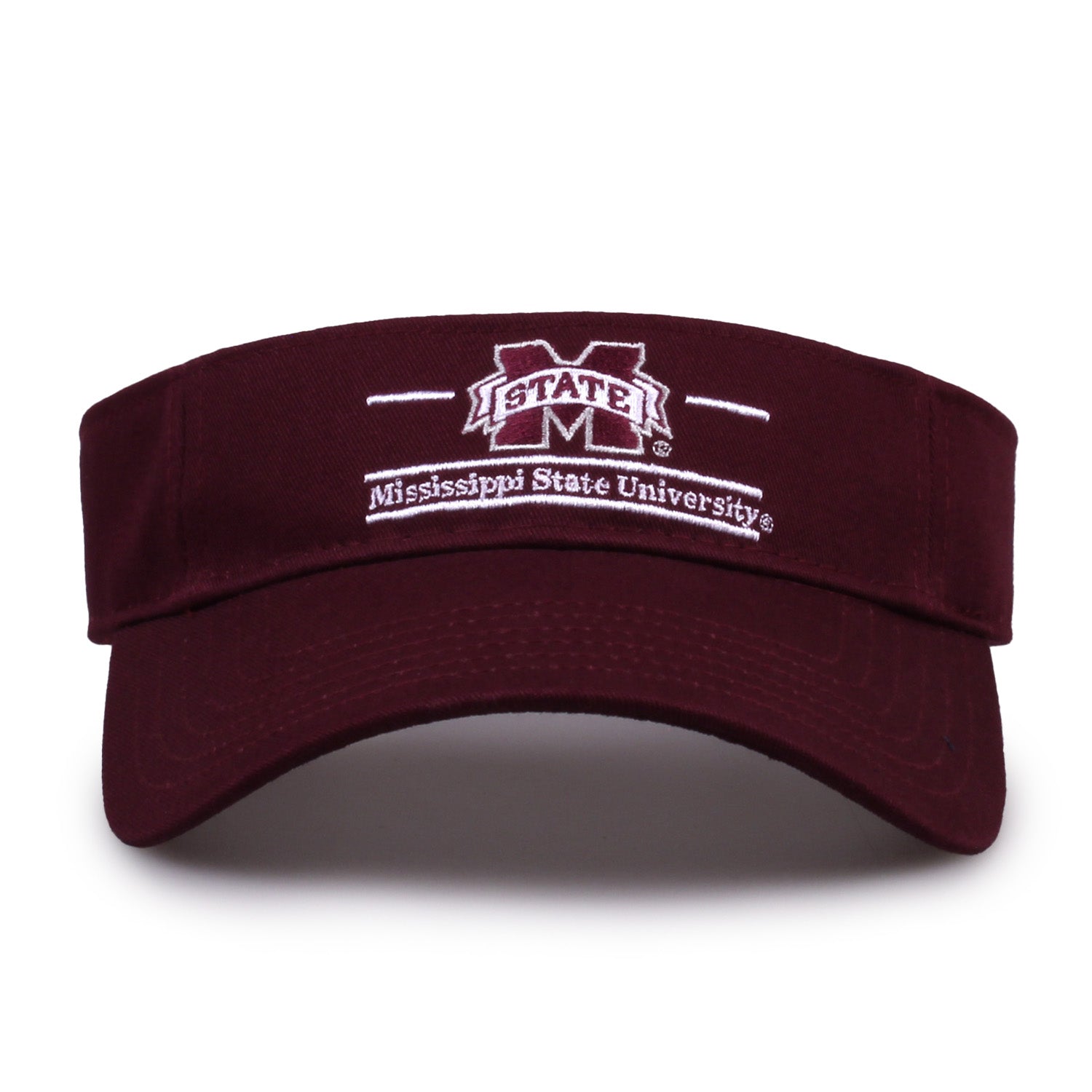 The Game Maroon M STATE Visor