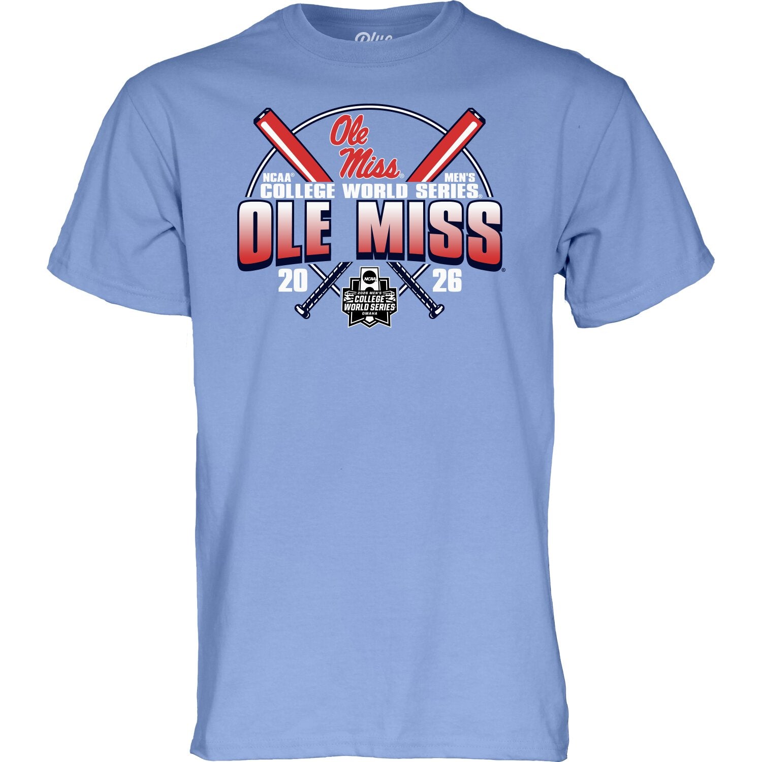 College World Series T-Shirt- Game Bats