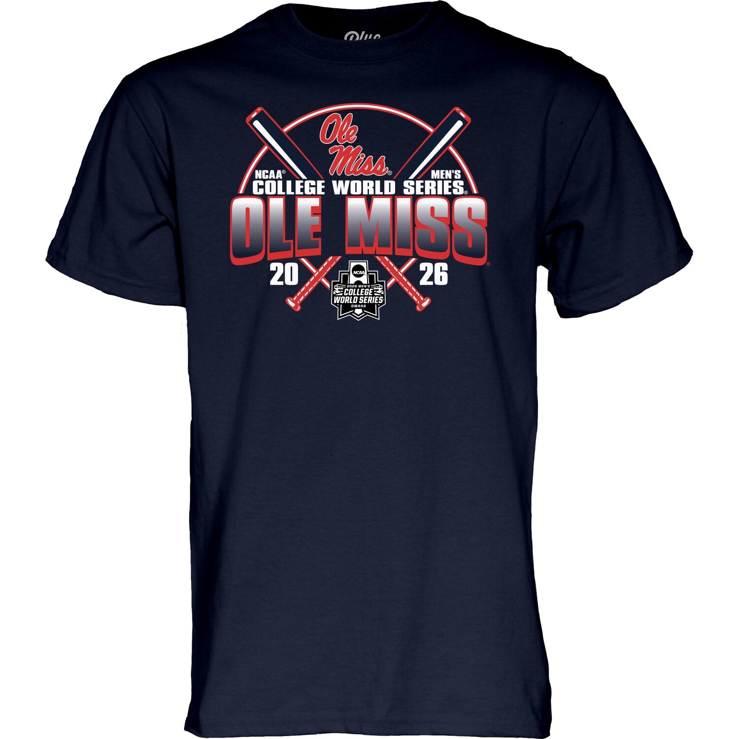 College World Series T-Shirt- Game Bats