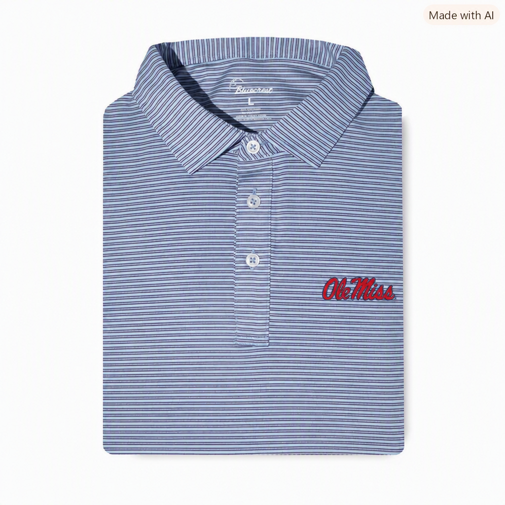 Bluecrest Grad Stripe Ole Miss Script