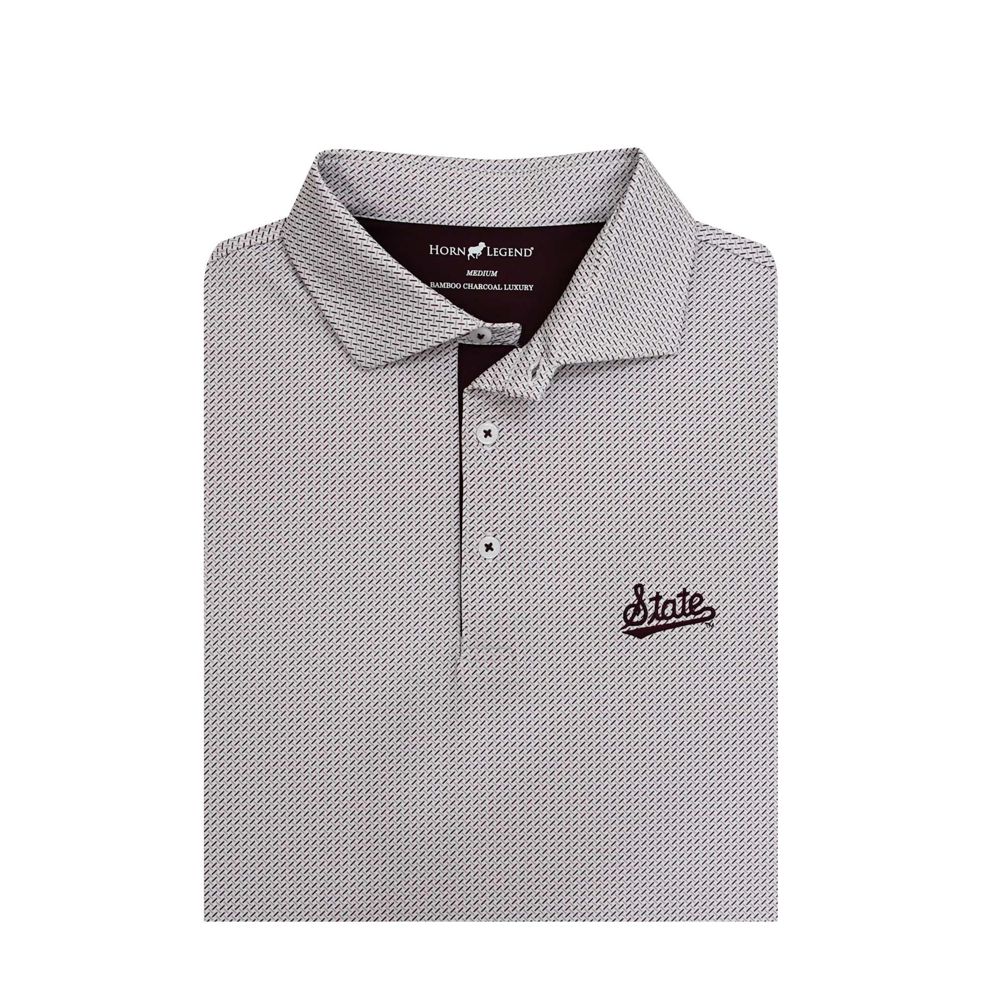 Horn Legend (1097) white/maroon/gray Polo