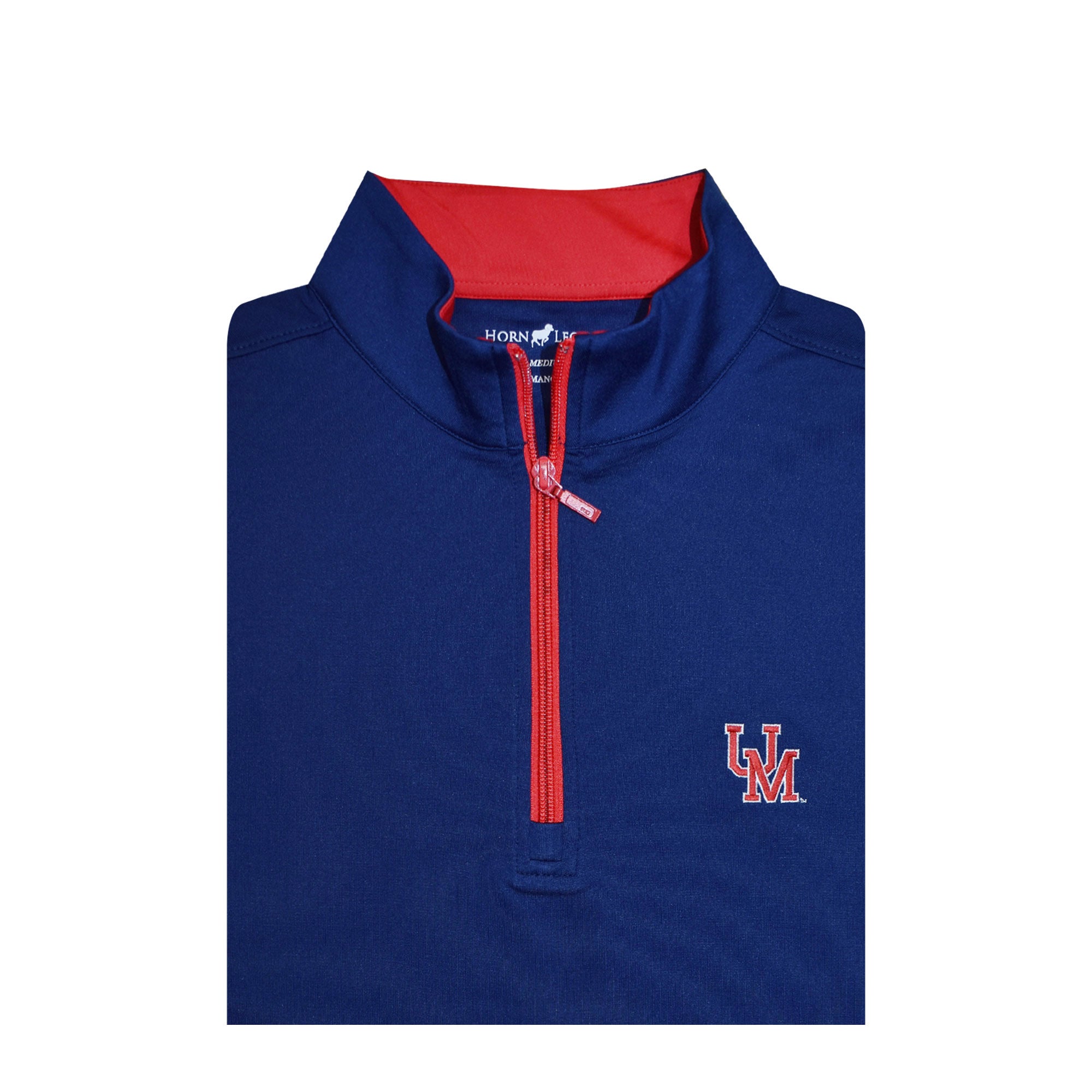 Horn Legend Navy/Red 1/4 Zip with UM