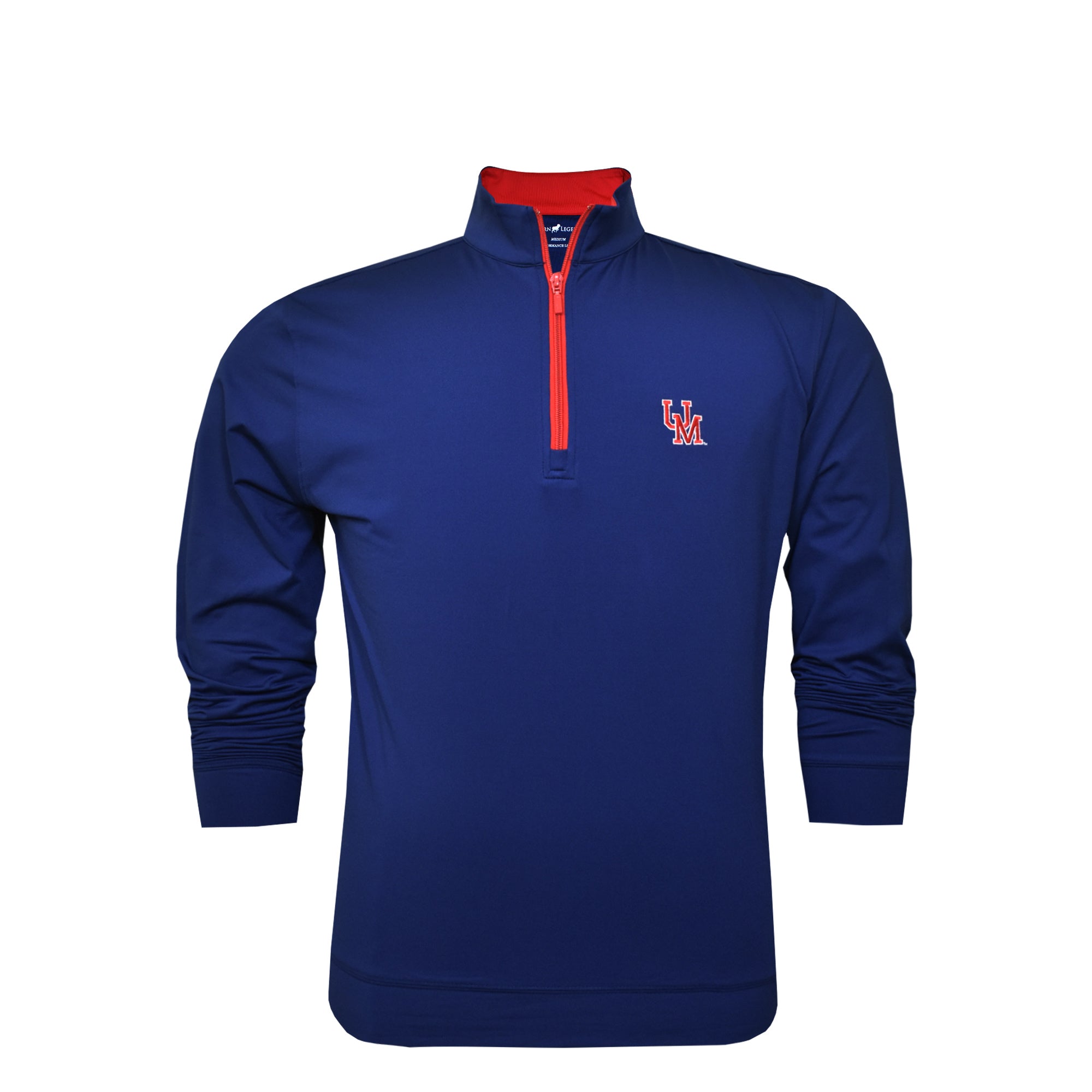 Horn Legend Navy/Red 1/4 Zip with UM