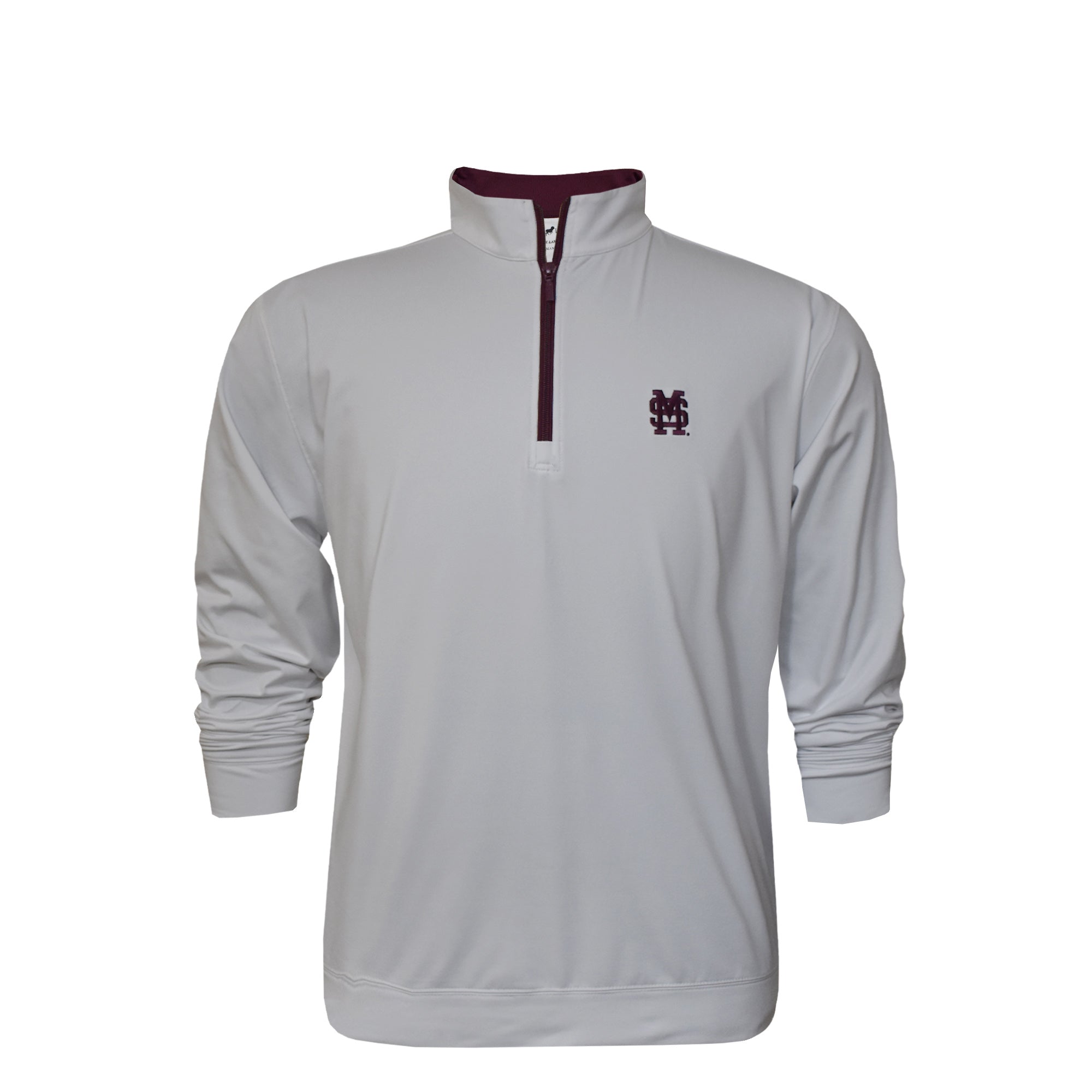 Horn legend White 1/4 Zip with M Over S