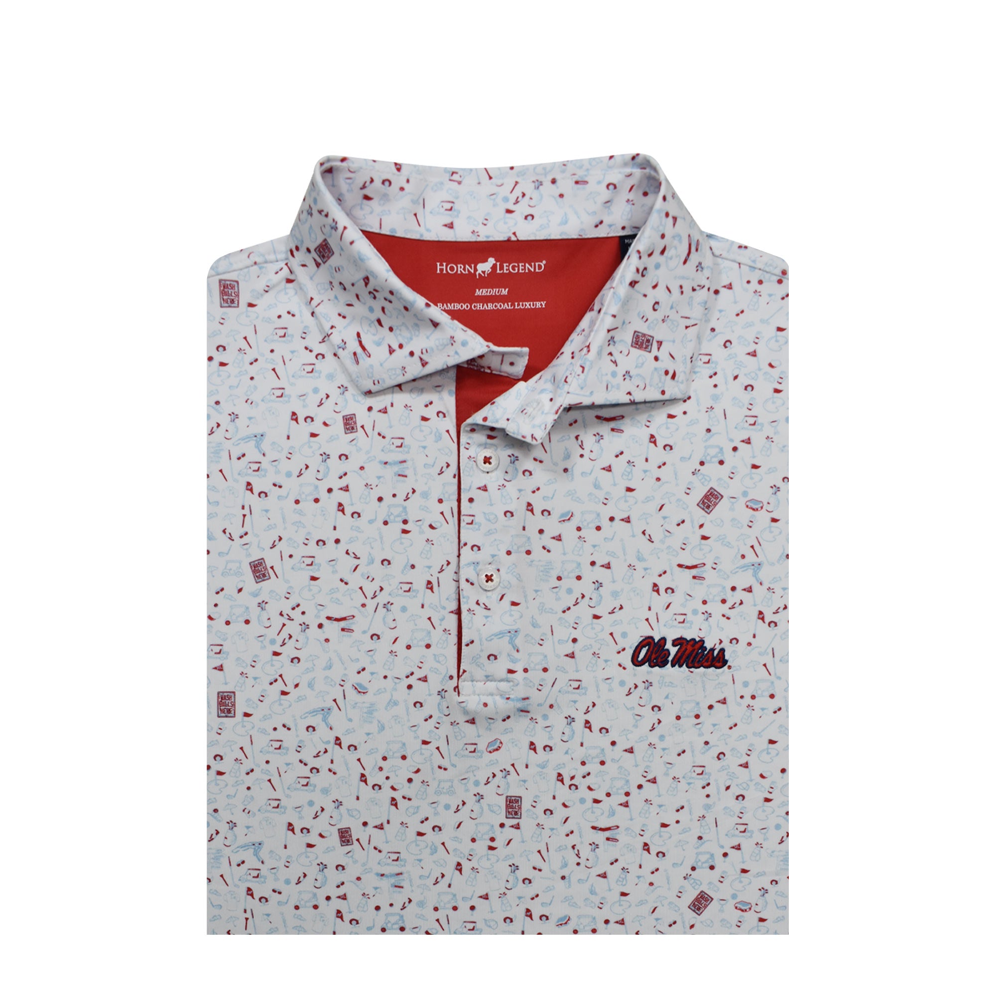Horn Legend Ole Miss Mulligan Polo
