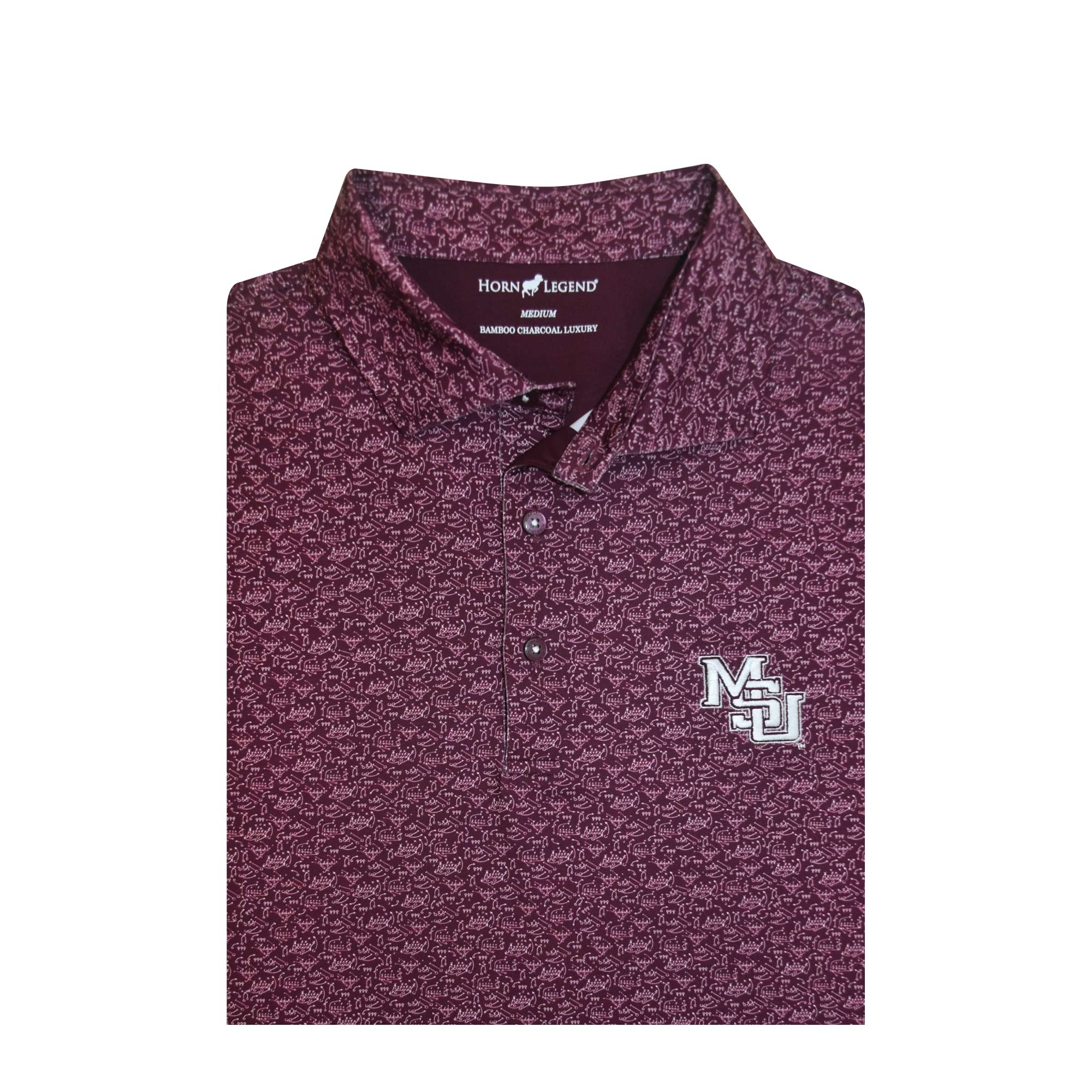 Horn Legend Mississippi State Maroon and white