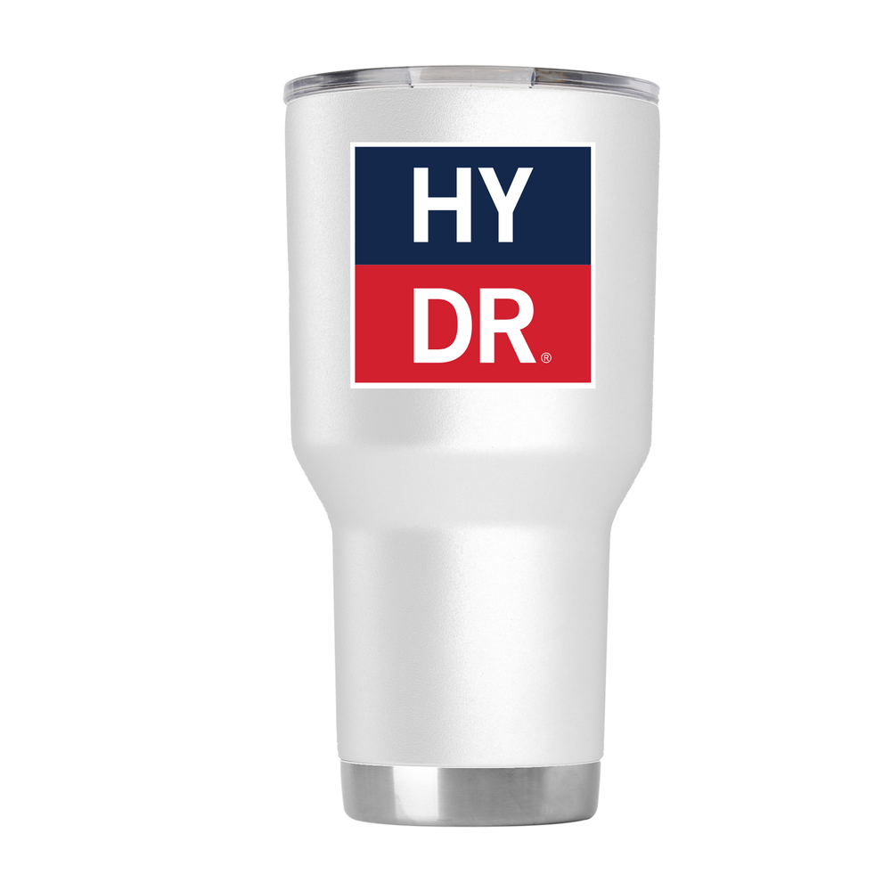 Gametime Sidekicks HYDR 30oz White Tumbler