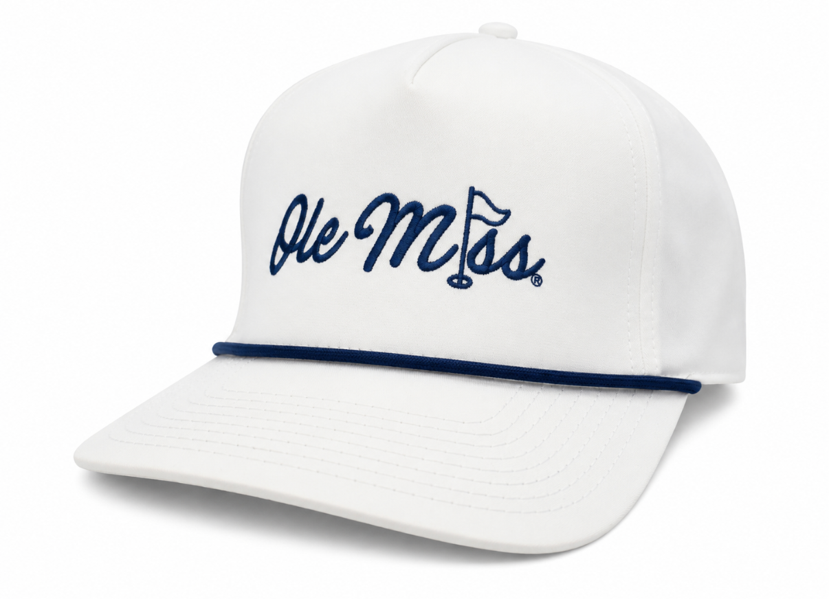 OLE MISS GOLF FLAG 5-PANEL HAT