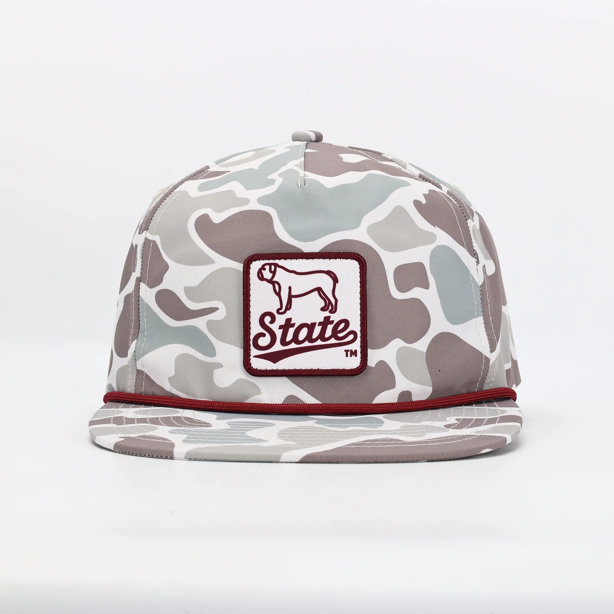 Mississippi State Bulldog Poly Rope Hat - Camo