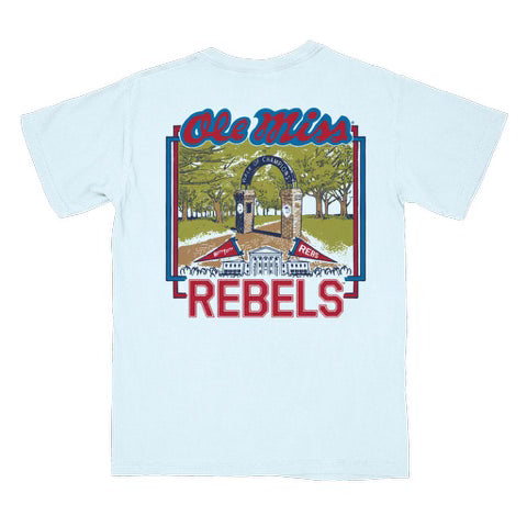 Comfort Color Ole Miss Classic Landmarks Tee