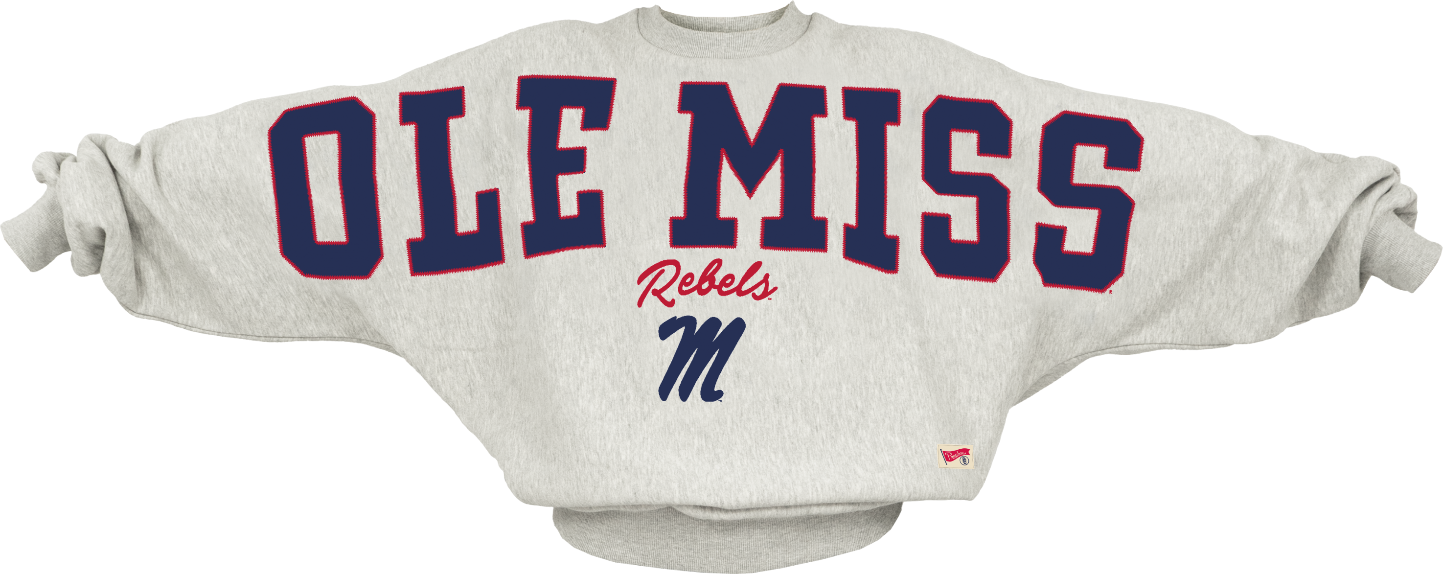 Pressbox Ole Miss Flannigan Oversized Fleece - One Size
