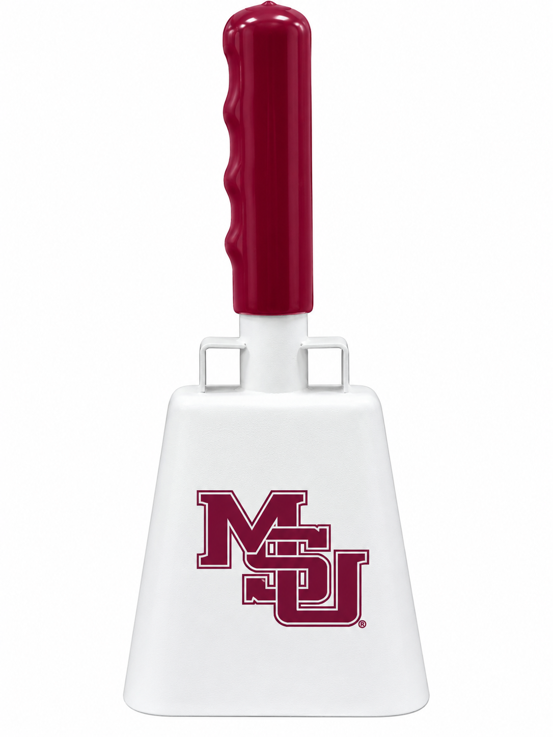 GameTime Mississippi State Cowbell - White with interlocking MSU