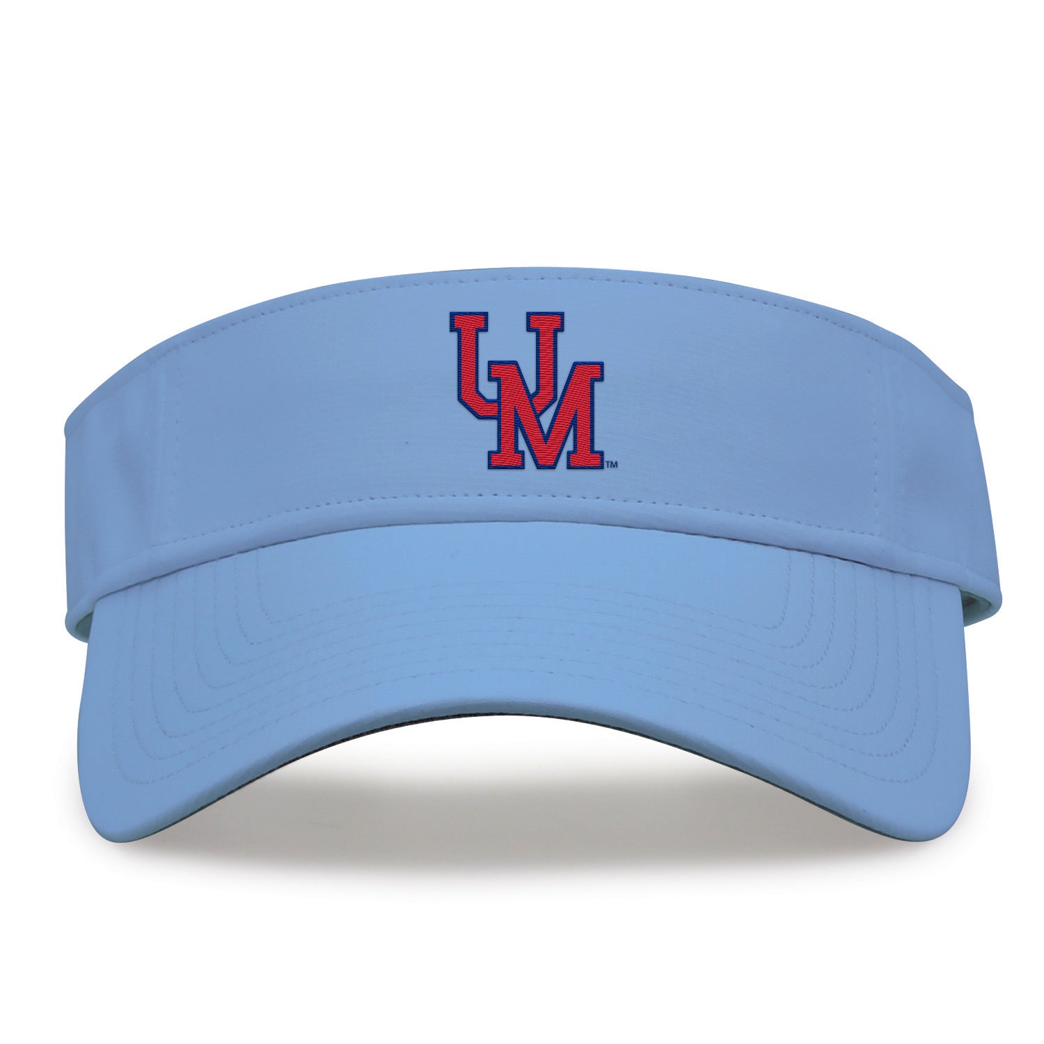 "The Game" Ole Miss Visor - Powder Blue with UM