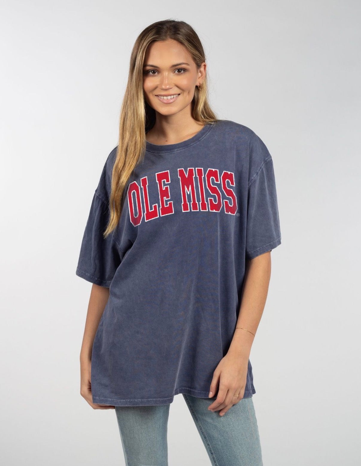 Ole Miss Band Tee - Ink with Ole Miss