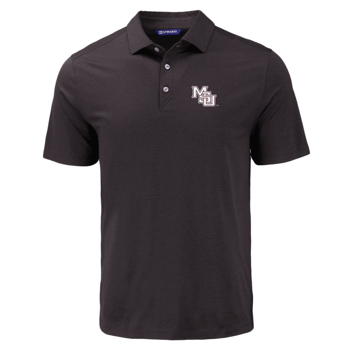 Cutter and Buck Mississippi State Coastline Polo - Black with Interloc