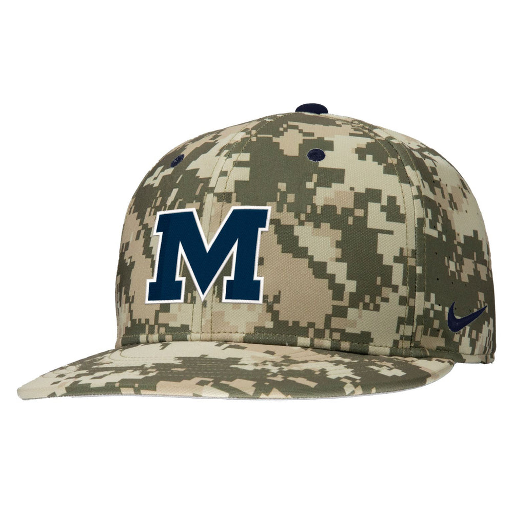 Nike Adult CAMO Aero True Fitted On Field Baseball Cap